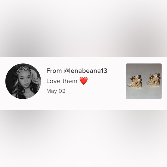 NEW Gold Bee Classic Stud Earrings Formal Cocktail Insect Jewelry Christmas Gift - Picture 5 of 9